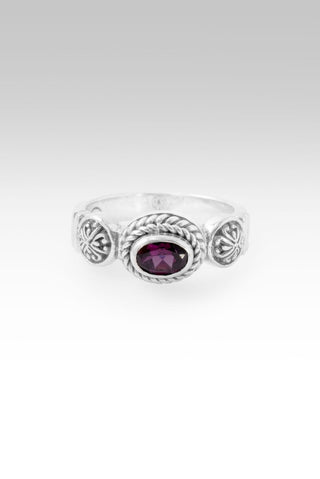 Touched My Heart Ring™ in Purple Garnet - Stackable - only found at SARDA™