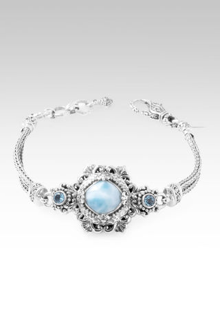 Trade Pain 4 Purpose Bracelet™ in Larimar & Swiss Blue Topaz - Multi Stone - only found at SARDA™