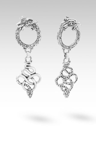 Treasured Guardian Earrings™ in Dragon - Stud Dangle - only found at SARDA™