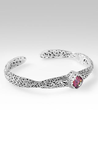 Treasured, It's True Cuff Bracelet™ in Extreme Pink™ Mystic Quartz - Cuff - only found at SARDA™