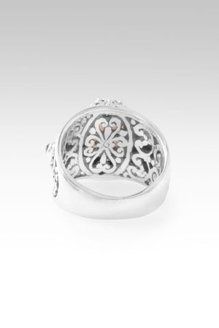 Troubles? It's A God Problem Ring™ in Smoky Quartz & Black Spinel - Dinner - only found at SARDA™