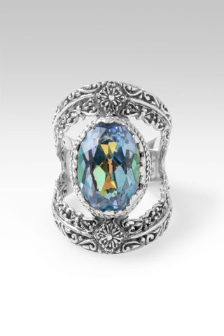 True North Ring™ in Endless Song™ Mystic Quartz - Split Shank - only found at SARDA™