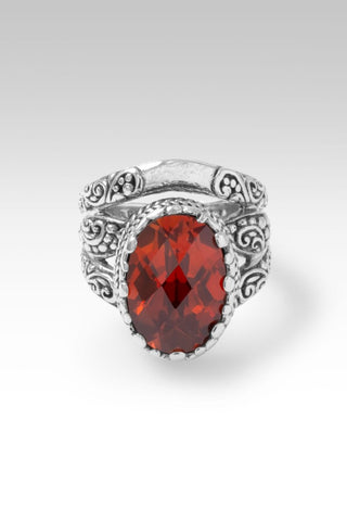 Trust Thru It Ring™ in Padparadscha Lab Created Sapphire - Dinner - only found at SARDA™
