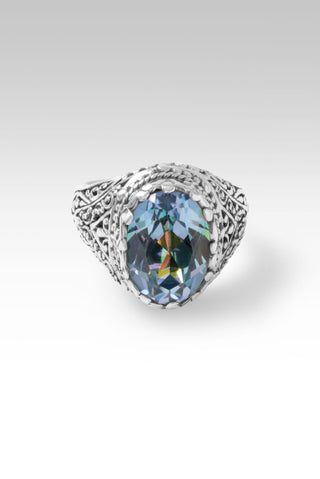 Truth Crashing Through Ring™ in Endless Song™ Mystic Quartz - Dinner - only found at SARDA™