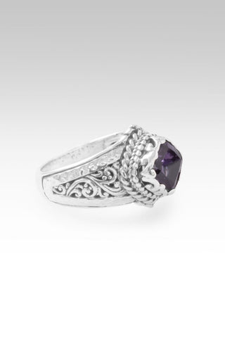 Try, Try Again Ring™ in Plum Lab Created Sapphire - Dinner - only found at SARDA™