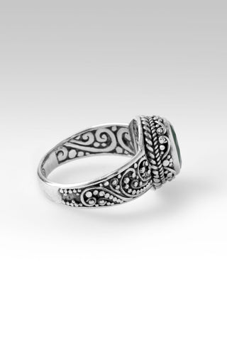 U Calm My Fears Ring™ in Green Quartz - Dinner - only found at SARDA™