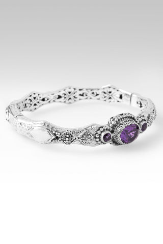 U Came, U Rescued Bangle Bracelet™ in Amethyst - Bangle - only found at SARDA™