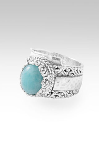 U Cover All Ring™ in Amazonite - Dinner - only found at SARDA™