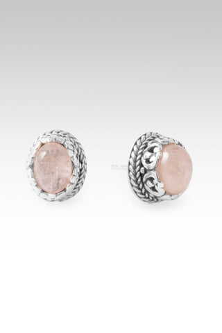 U Deserve It All Earrings™ in Cor-De-Rosa Morganite - Stud - only found at SARDA™