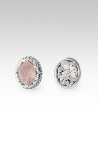U Deserve It All Earrings™ in Cor-De-Rosa Morganite - Stud - only found at SARDA™