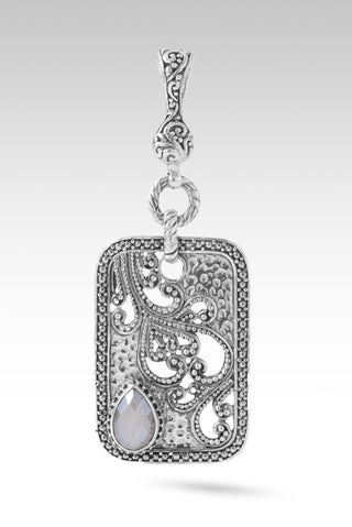 U Freed Me Pendant™ in Celestial Coated Champagne Moonstone - Single Stone - only found at SARDA™