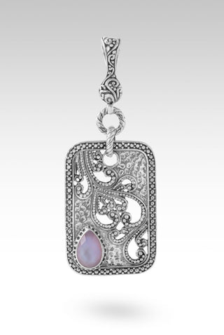 U Freed Me Pendant™ in Rose Quartz & Pink Mother of Pearl - Single Stone - only found at SARDA™