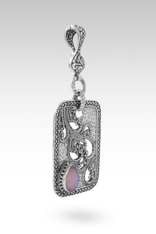 U Freed Me Pendant™ in Rose Quartz & Pink Mother of Pearl - Single Stone - only found at SARDA™