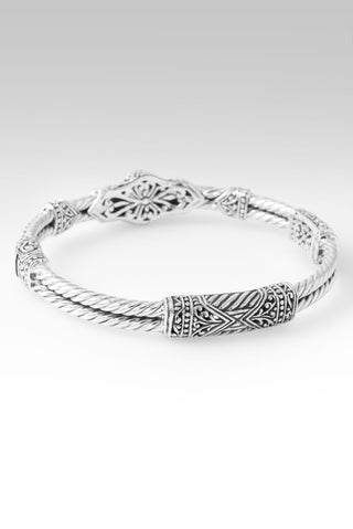 U Gave Me Everything Bangle Bracelet™ in Inspire™ Prehnite & Peridot - Bangle - only found at SARDA™