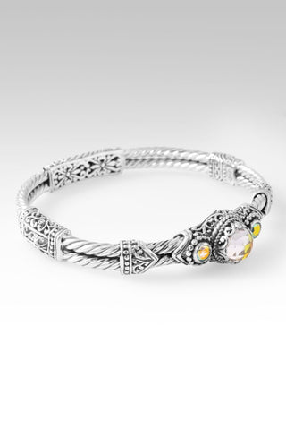 U Gave Me Everything Bangle Bracelet™ in Zero Mercury™ Mystic Quartz & Mercury Mist™ Mystic Topaz - Bangle - only found at SARDA™