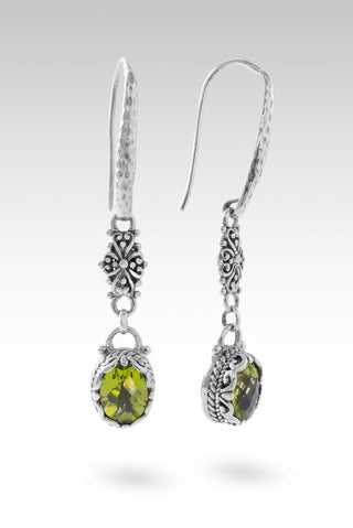 U Give Me Direction Earrings™ in Peridot - Bali Wire - only found at SARDA™