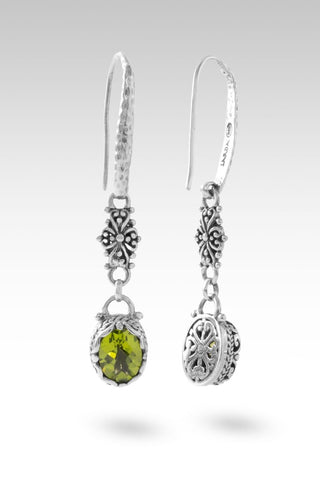 U Give Me Direction Earrings™ in Peridot - Bali Wire - only found at SARDA™