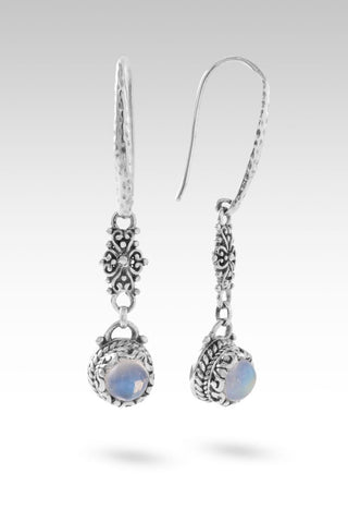 U Give Me Direction Earrings™ in Rainbow Moonstone - Bali Wire - only found at SARDA™