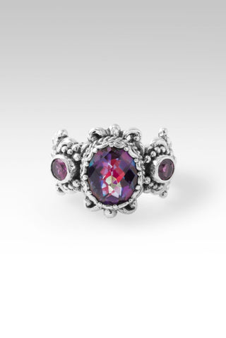 U Have Never Failed Ring™ in Xanadu™ Mystic Quartz & Rhodolite Garnet - Dinner - only found at SARDA™