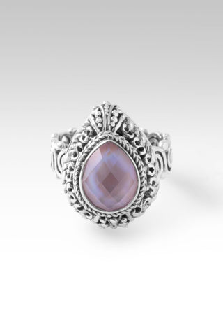 U Hold The Victory Ring™ in Rose De France Amethyst & Pink Mother of Pearl - Dinner - only found at SARDA™