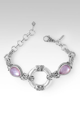 U Make A Way Bracelet™ in Rose De France Amethyst & Pink Mother of Pearl - Multi Stone - only found at SARDA™