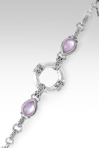 U Make A Way Bracelet™ in Rose De France Amethyst & Pink Mother of Pearl - Multi Stone - only found at SARDA™