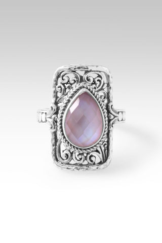 U Move, I Believe Ring™ in Rose Quartz & Pink Mother of Pearl - Statement - only found at SARDA™