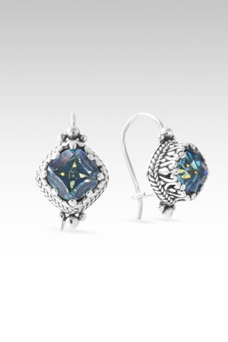 U Move Mountains Earrings™ in Cockatoo Daze™ Mystic Quartz - Sarda Safety Latch - only found at SARDA™