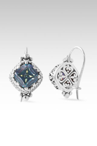 U Move Mountains Earrings™ in Cockatoo Daze™ Mystic Quartz - Sarda Safety Latch - only found at SARDA™