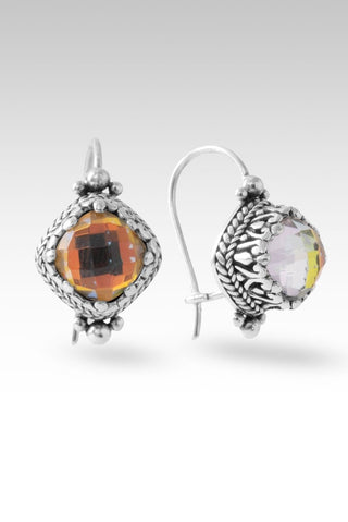 U Move Mountains Earrings™ in Zero Mercury™ Mystic Quartz - Sarda Safety Latch - only found at SARDA™