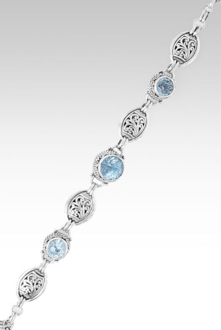 U Never Let Me Down Bracelet™ in Arctic Blue Topaz - Multi Stone - only found at SARDA™