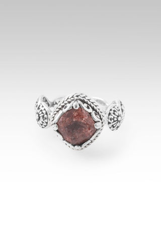 U Opened My Mind Ring™ in Strawberry Quartz - Dinner - only found at SARDA™