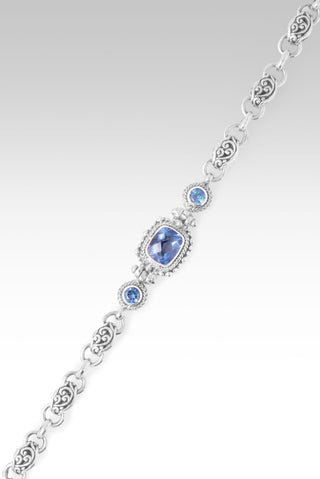 U R A Blessing Bracelet™ in Blue Violet Fluorite & Sheer Luck™ Mystic Topaz - Multi Stone - only found at SARDA™