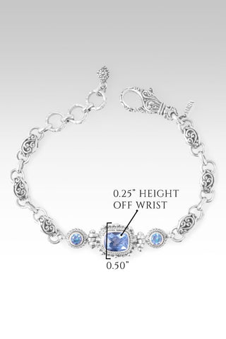 U R A Blessing Bracelet™ in Blue Violet Fluorite & Sheer Luck™ Mystic Topaz - Multi Stone - only found at SARDA™