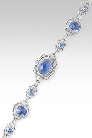 U R A Blessing Bracelet™ in Serenity Blue Chalcedony, Blue Violet Fluorite & Sheer Luck™ Mystic Topaz - Multi Stone - only found at SARDA™