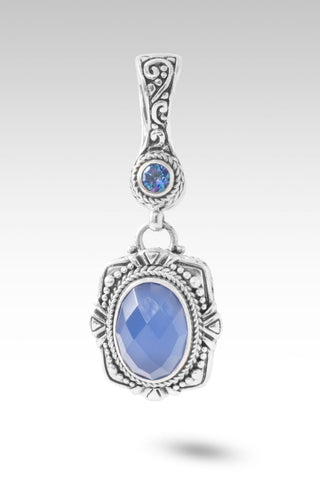 U R A Blessing Pendant™ in Serenity Blue Chalcedony & Sheer Luck™ Mystic Topaz - Multi Stone - only found at SARDA™
