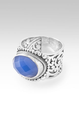 U R A Blessing Ring II™ in Serenity Blue Chalcedony - Statement - only found at SARDA™