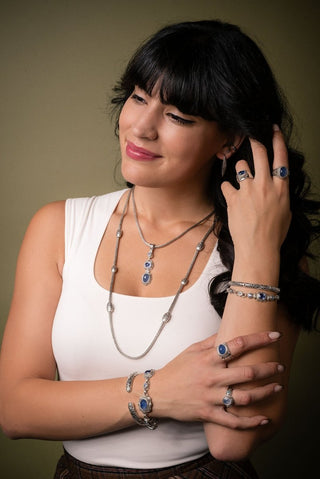 U R A Blessing Ring II™ in Serenity Blue Chalcedony - Statement - only found at SARDA™