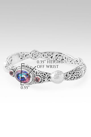 U R Already Somebody Cuff Bracelet™ in Hawaiian Skies™ Mystic Quartz & J P Topaz™ Mystic Topaz - Bangle - only found at SARDA™