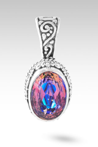 U R Already Somebody Pendant™ in Hawaiian Skies™ Mystic Quartz - Single Stone - only found at SARDA™