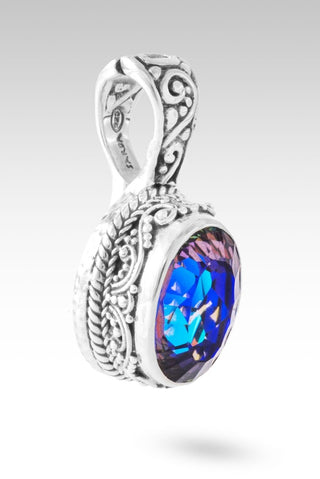 U R Already Somebody Pendant™ in Hawaiian Skies™ Mystic Quartz - Single Stone - only found at SARDA™