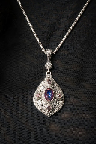 U R Already Somebody Pendant™ in Hawaiian Skies™ Mystic Quartz & J P Topaz™ Mystic Topaz - Multi Stone - only found at SARDA™