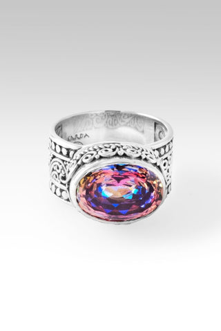 U R Already Somebody Ring™ in Hawaiian Skies™ Mystic Quartz - Cigar - only found at SARDA™