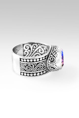 U R Already Somebody Ring™ in Hawaiian Skies™ Mystic Quartz - Cigar - only found at SARDA™