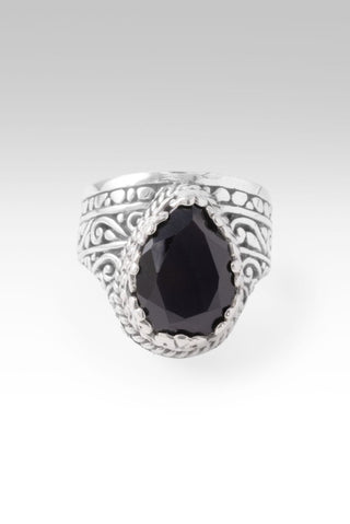 U R Cherished Ring™ in Black Spinel - Dinner - only found at SARDA™