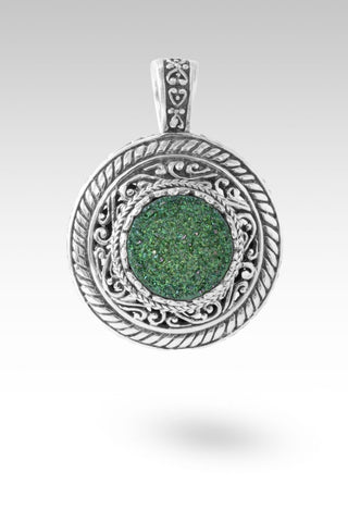 U R Chosen Pendant™ in Gecko Green™ Drusy - Single - only found at SARDA™