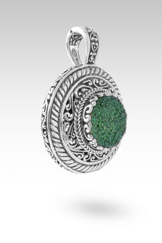 U R Chosen Pendant™ in Gecko Green™ Drusy - Single - only found at SARDA™