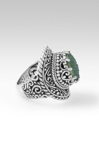 U R Enough Ring™ in Gecko Green™ Drusy - Statement - only found at SARDA™