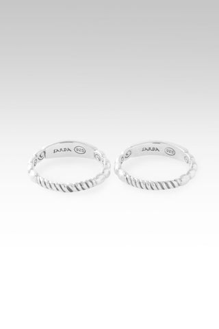 U R Healing Ring Set of 2™ in Watermark - Stackable - only found at SARDA™