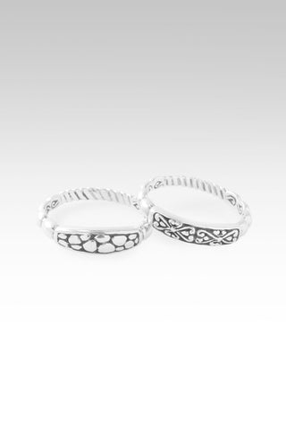 U R Healing Ring Set of 2™ in Watermark - Stackable - only found at SARDA™
